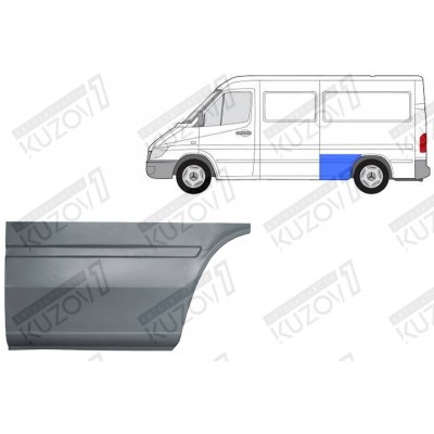 Крыло Заднее (левое) Передняя Часть Klokkerholm для Mercedes Sprinter 2000-2006 - фото